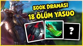 800 K YI 18 KERE KESTİM ADAM DAHA YASUO OYNAYAMAZ  !!! | Apophis