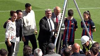 Joan Laporta officially CLOSES the Camp Nou as construction for the club's new stadium begins