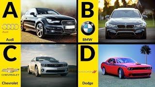 ABC Car Brands for Children - Learn Car Brands from A to Z Full Alphabet for Toddlers & Kids