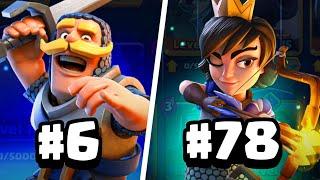 Pro Ranks ALL 118 Cards in Clash Royale