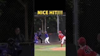  Epic Gap Shot in Baseball Game! #baseball