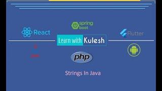 Strings In Java Lesson