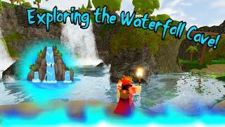 Waterfall Cave Showcase! (Roblox: The Lost Land)