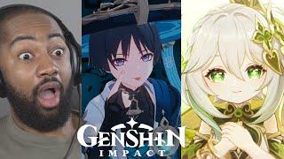 Anime Fan Reacts to EVERY Genshin Impact Character Trailer (Sumeru)