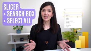 Power BI Slicer with Search Box, Drop Down List & Select All Options to Filter your PBI Report (NEW)