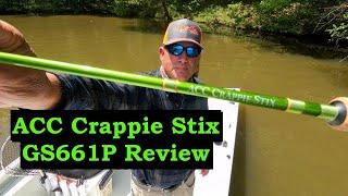 ACC Crappie Stix GS661P review/Best rod for crappie fishing/Best casting rod for Panfish