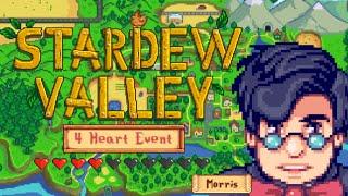 STARDEW EVENT: Morris 4 Heart Event ️