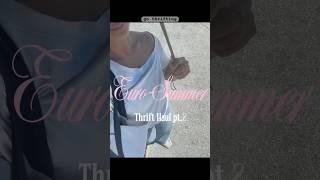 Thrifting for my Euro-Summer!! #thrifting #minivlog #thrifthaul #thriftwithme #haul #goodwill