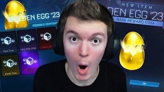 OPENING *50* NEW GOLDEN EGG '23 CRATES IN ROCKET LEAGUE!