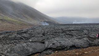 Fagradalsjfall volcano lava field