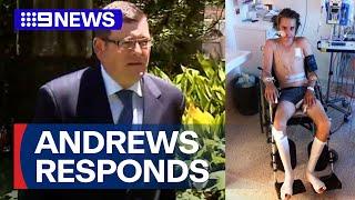 Daniel Andrews responds to audio of triple-zero call after hitting cyclist | 9 News Australia