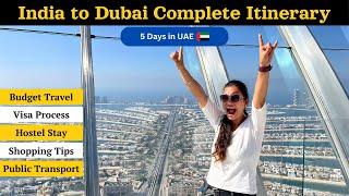 5 Days in Dubai - Itinerary With Cost | India to Dubai Travel Guide 2025 | Dubai on a Budget