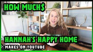How Much Hannah's Happy Home Get paid From YouTube