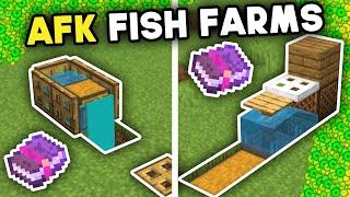 Easiest AFK Fish Farm Minecraft Bedrock 1.21