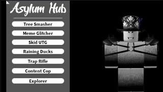 Roblox Asylum Hub Script Gui Showcase