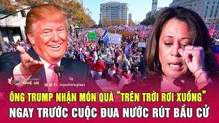 Bầu cử Mỹ: Ông Trump nhận món quà “trên trời rơi xuống” ngay trước cuộc đua nước rút