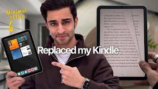 iPad mini replaced my Kindle! | Minimalist setup 