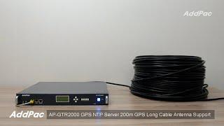 AP-GTR2000 GPS NTP Server 200m GPS Long Cable Antenna Support(GPS 시각동기서버 200미터 GPS 안테나지원)