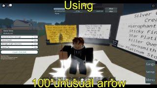 Using 100 Unusual arrow l STAND UPRIGHT l