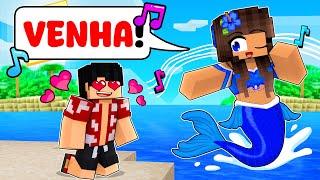 Uma SEREIA fez o P3DRU se APAIXONAR nela no Minecraft