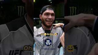 Nurullo Aliev Funny Octagon Interview #shorts