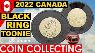 2022 Canada Black Ring $2.00 Coin - Toonie