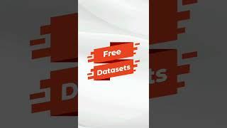 Free Dataset Resources