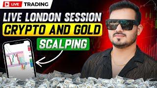 London Session , Crypto & Gold Live Trading || 6th Jan || The Trade Room -  Mayank Raj