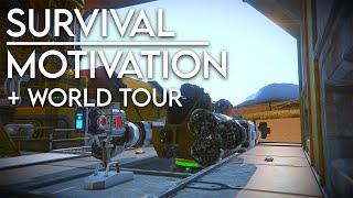 HOW TO STAY MOTIVATED - Space Engineers World Tour