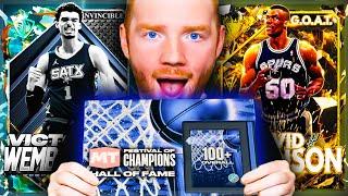 I Opened EVERY *NEW* Champions Hall Of Fame Box to Pull GOAT's!!