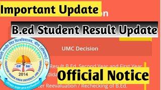 crsu b.ed reevaluation result update crsu university jind crsu university latest news