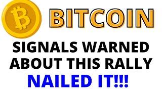 The BTC Signals Warned of a Bitcoin Bottom When it Happened- Warned of This Rally Before it Happened