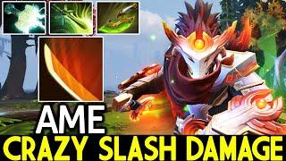 AME [Juggernaut] Crazy Slash Damage with Max Attack Speed Build Dota 2