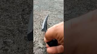 #vlog 340 : Pisau Sirauik #knife #blacksmith #minang #classic #black #finishing #tactical