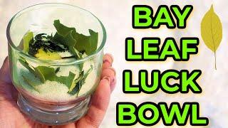 BAY LEAF LUCK BOWL   POWERFUL MANIFESTATION BOWL FOR ATTRACTING GOOD ENERGY