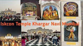 Iskcon Temple Vlog Kharghar Navi Mumbai Asia’s 2nd Largest Temple Mumbai Sri Sri Radha Madan Mohanji