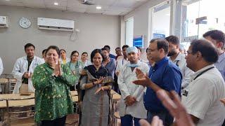 celebration Eternal hospital jaipur #cake cutting