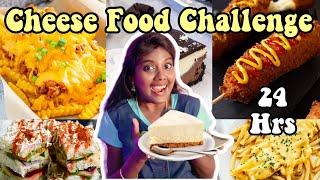 I ate only CHEESE for 24 Hours | Mumbai Street Food Sandwich, Lunchbox Cheese Cake | India