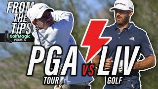 Who Wins This CRUNCH PGA Tour vs LIV Golf Match?! GolfMagic Podcast EP5