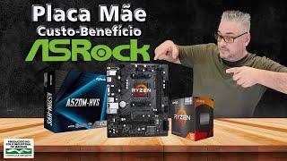 Placa Mãe ASRock A520M-HVS é boa ???  Motherboard AM4 de entrada para seu Ryzen produzida no Brasil