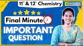 11th & 12th Chemistry 2nd Mid Term Final Minute Important Question | #chemistry #nevergiveup