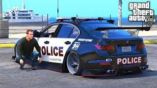 РЕАЛЬНАЯ ЖИЗНЬ В GTA 5 - УГОН ПОЛИЦЕЙСКОЙ BMW M3 ПРЯМО ИЗ УЧАСТКА! ГАРВИН