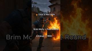 Brimstone Molly Lineup – Dice (Ascent A Site)  MANDA LINA #valorant #shorts