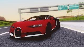 Открывающийся Спойлер на Bugatti Chiron