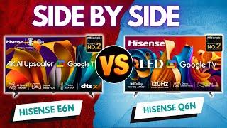 Side-by-Side Comparison: Hisense E6N vs. Hisense Q6N QLED – Which One is Worth Your Money? ️