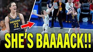 Caitlin Clark DIDN'T HOLD BACK In AMAZING Indiana Fever RETURN vs New York Liberty!