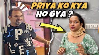 Priya ki neck me kya ho gya   ?? Priya jeet vlogs #couplevlogs familyvlogs