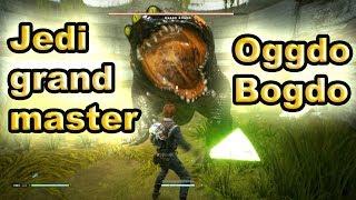 Star Wars Jedi  Fallen Order fight Oggdo Bogdo. Jedi grand master.