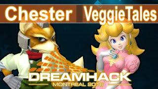 Chester (Fox, Falcon) vs Veggietales (Peach) - Pools - DreamHack Montreal