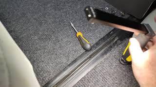 Facing the middle seats to the rear on. Mazda Bongo